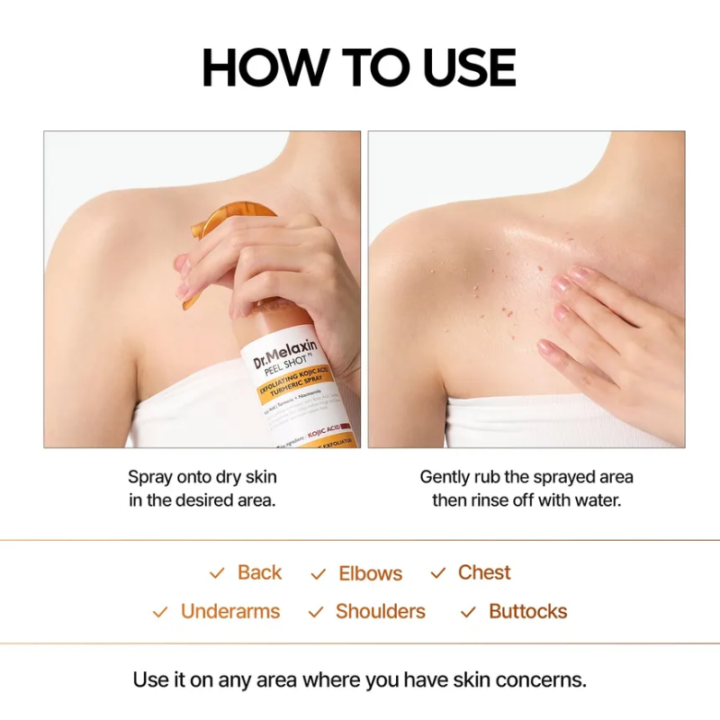 Dr. Melaxin – Body Peeling Spray | Smoother Skin
