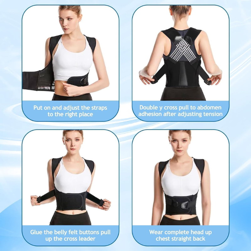 Posture Corrector Belt | Relieves Back Pain & Improves Posture