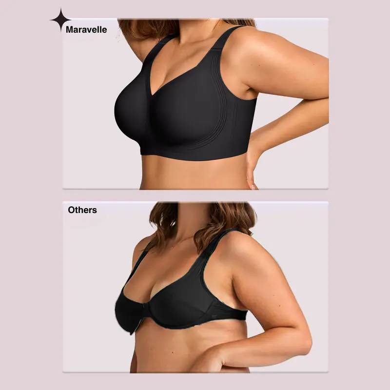 Seamless Jelly Support Bra | Wireless Lift & All-Day Comfort Bra