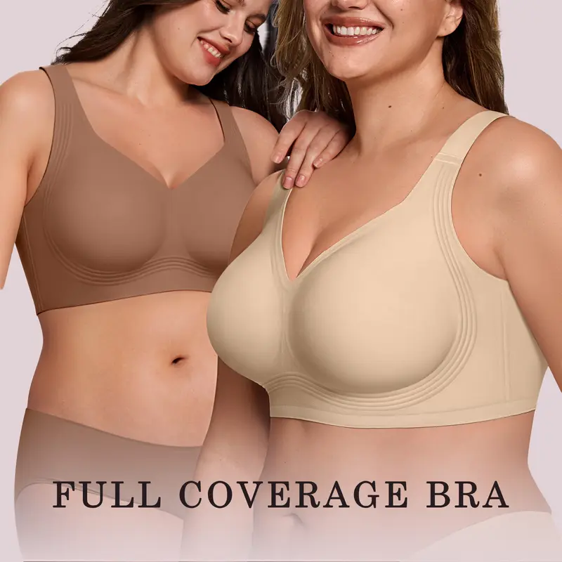 Seamless Jelly Support Bra | Wireless Lift & All-Day Comfort Bra