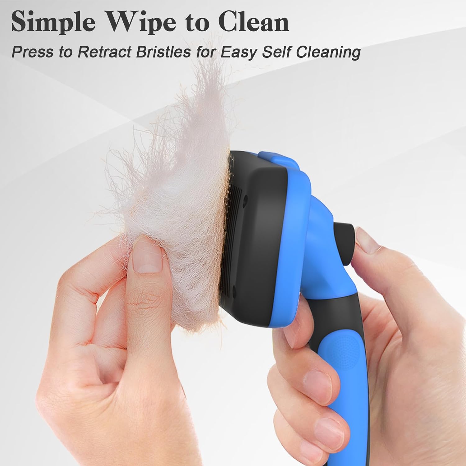 Self-Cleaning Pet Grooming Brush | Removes Loose Fur & Reduces Shedding