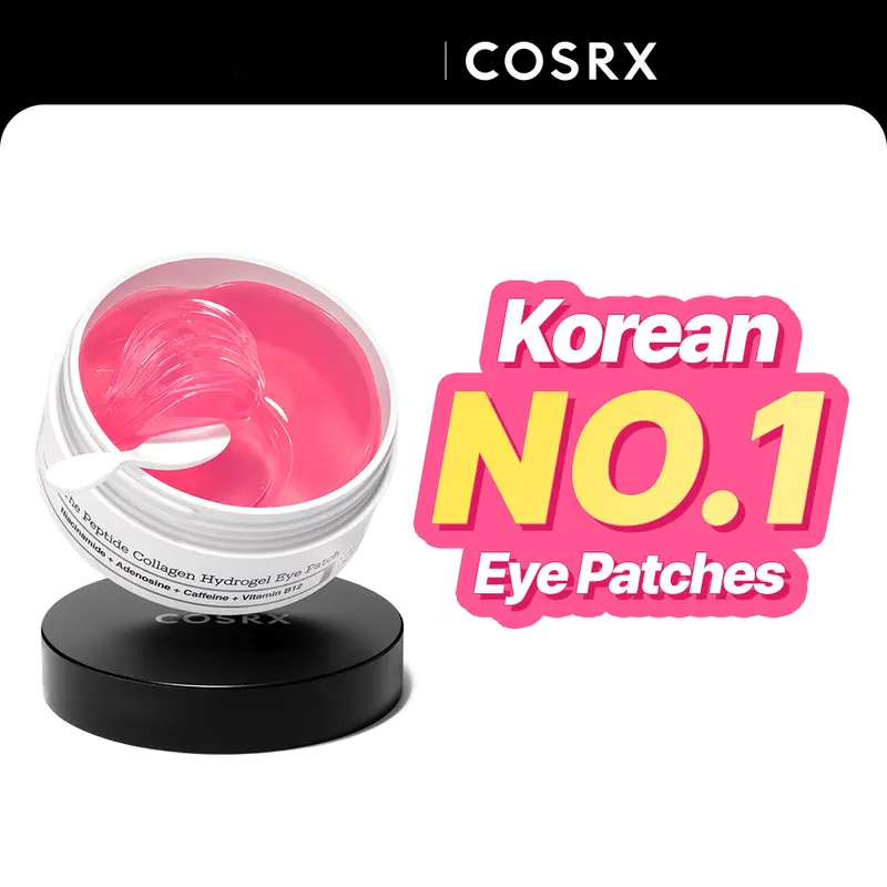 COSRX – Peptide Collagen Eye Patches | Depuff & Hydrate Under Eyes