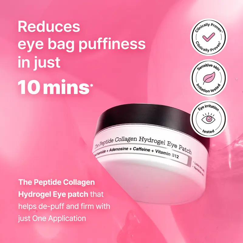COSRX – Peptide Collagen Eye Patches | Depuff & Hydrate Under Eyes