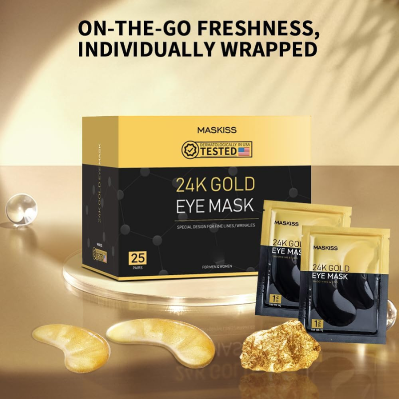 24k Gold – Eye Patches | Puffiness & Dark Circles