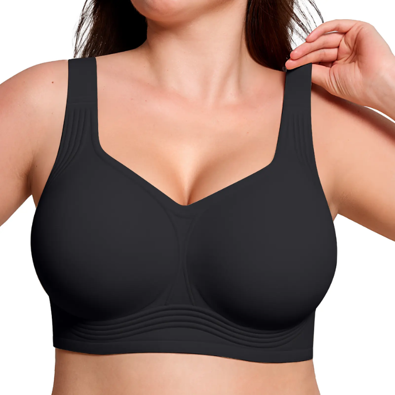 Seamless Jelly Support Bra | Wireless Lift & All-Day Comfort Bra