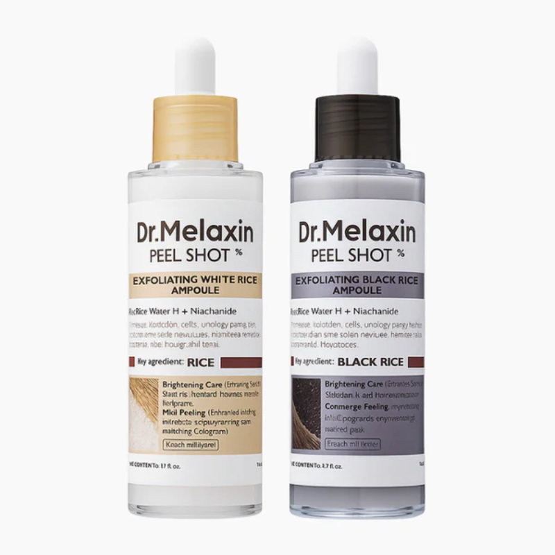 Dr. Melaxin – Rice Peel Shot Duo | Glow & Texture