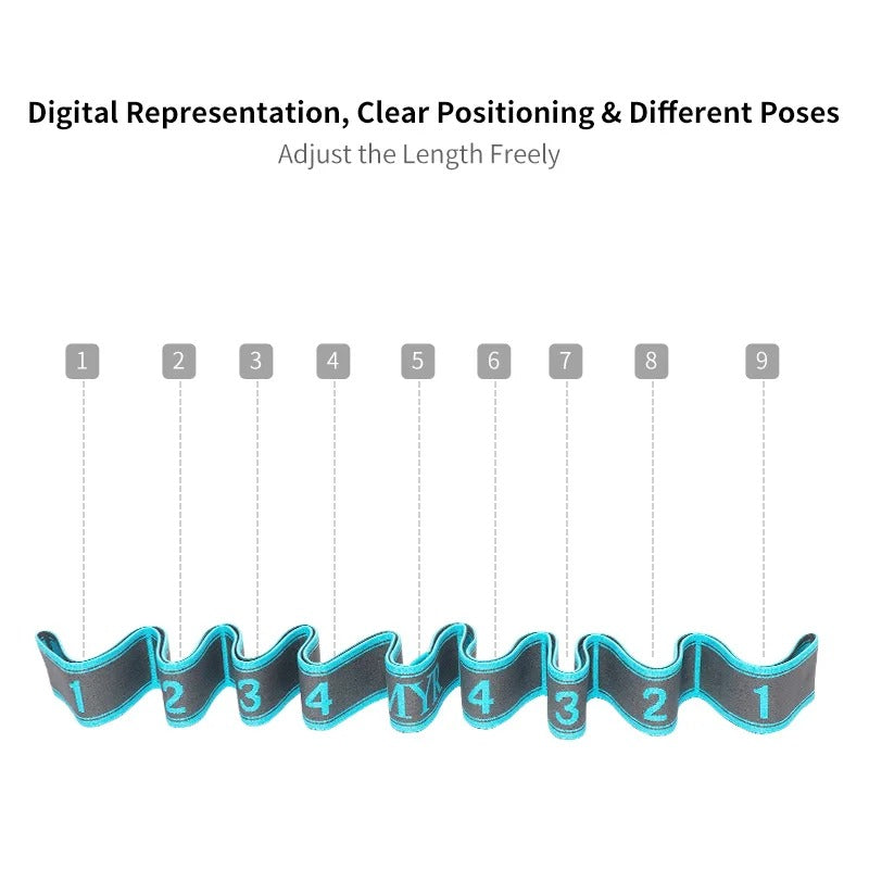 Flexibility Stretch Band | Full-Body Yoga & Pilates Training Aid