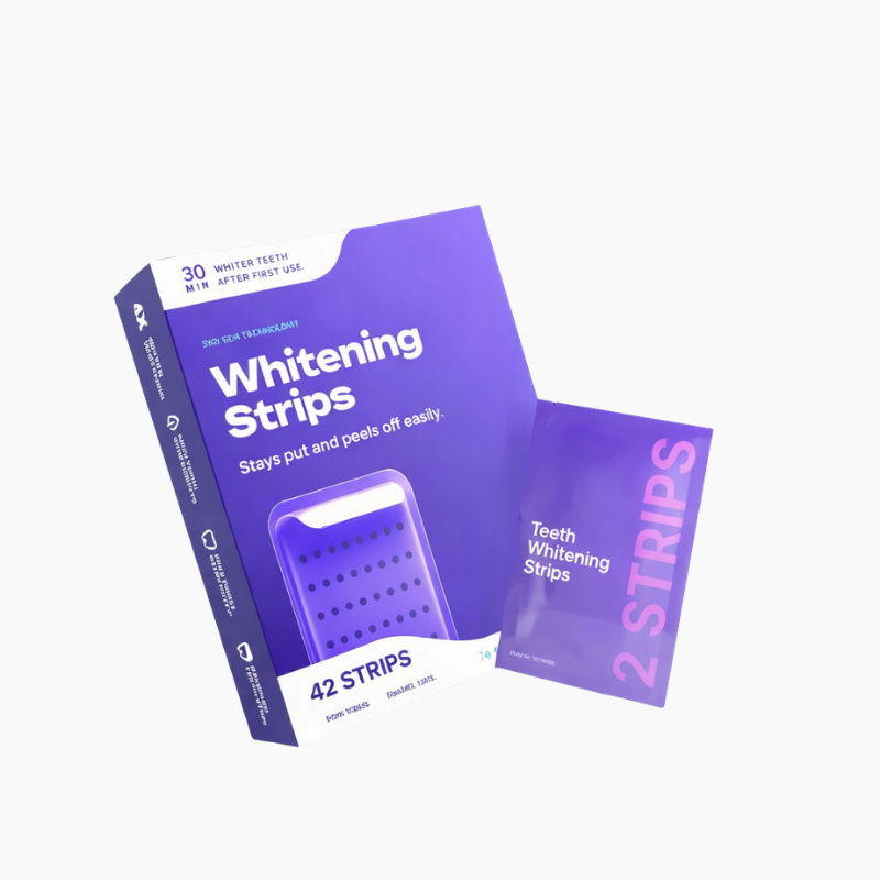 Purple Whitening Strips | Enamel-Safe & Non Sensitive - Peroxide-Free