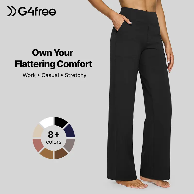 High-Waist Wide Leg Pants | Elegant Comfort Fit