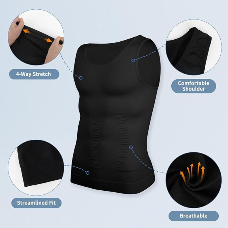 Men’s Compression Tank Top | Core Support Shapewear