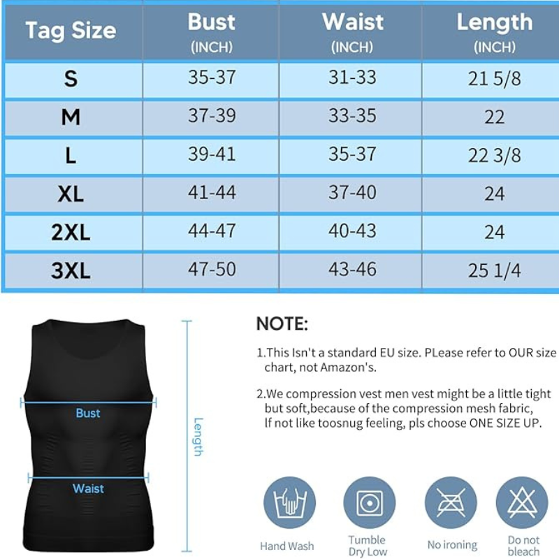 Men’s Compression Tank Top | Core Support Shapewear