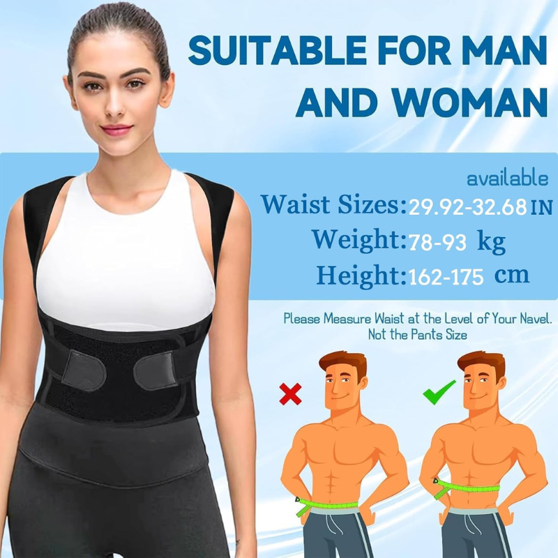 Posture Corrector Belt | Relieves Back Pain & Improves Posture