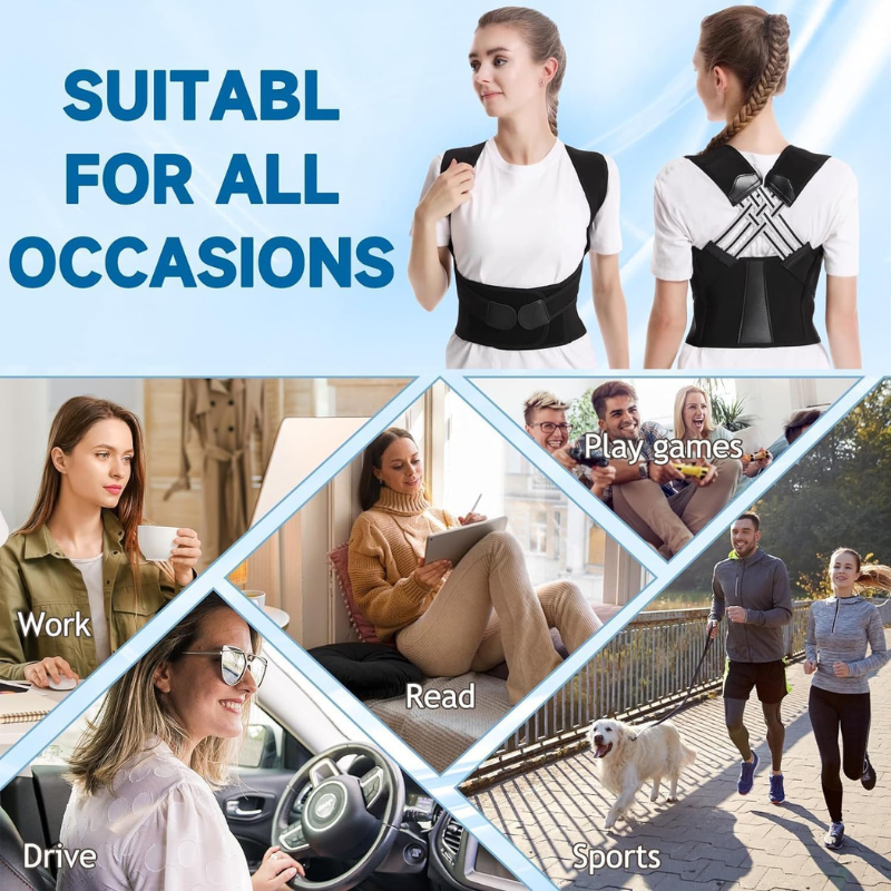 Posture Corrector Belt | Relieves Back Pain & Improves Posture