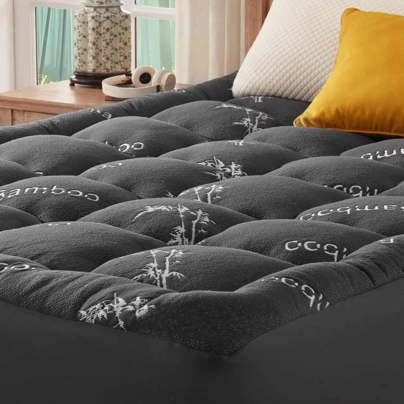 Cooling Bamboo Mattress Topper | Ultra-Soft Breathable Bed Comfort Layer