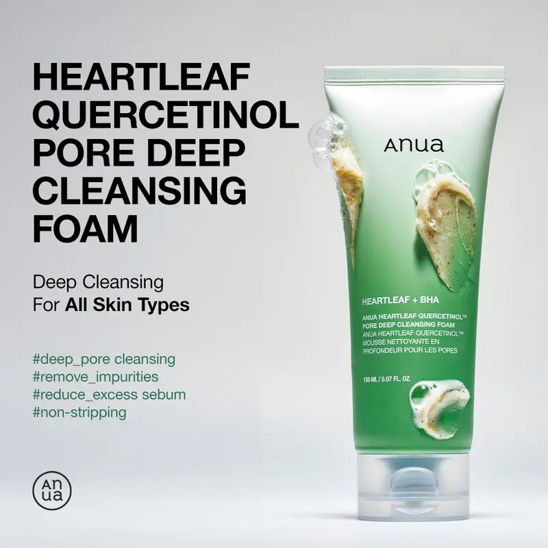 Anua – Heartleaf BHA Cleanser | Pore Refining