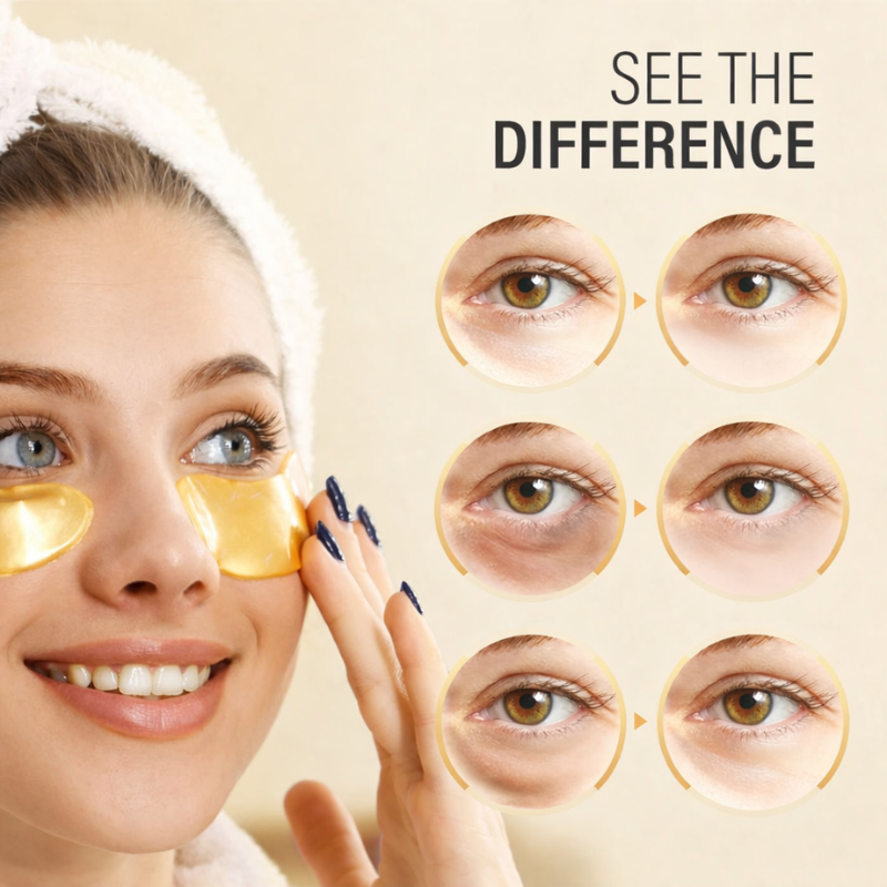 24k Gold – Eye Patches | Puffiness & Dark Circles