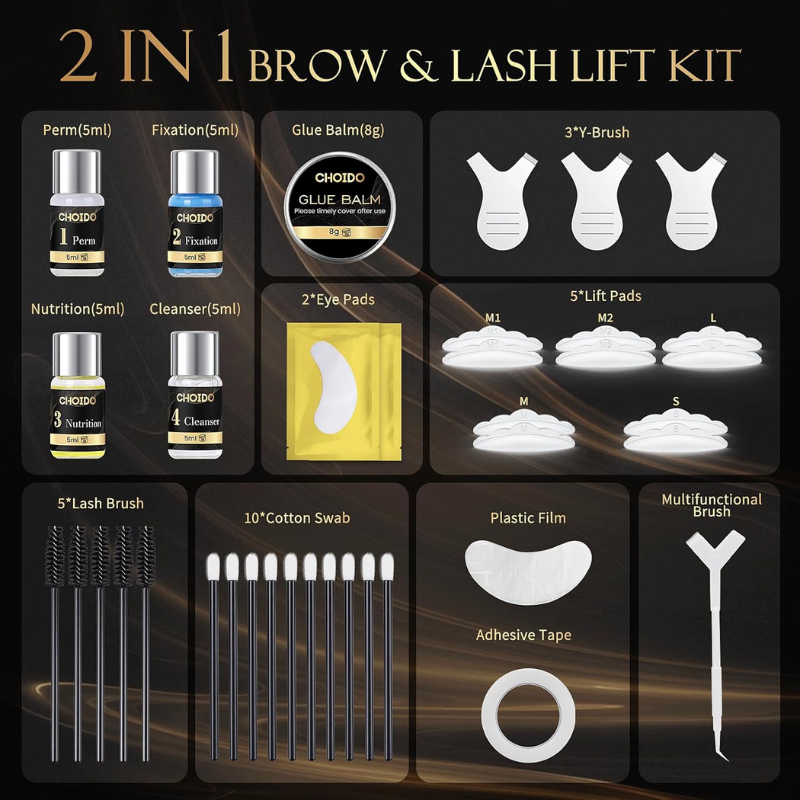 Maravelle – Lash & Brow Lift Kit | Fuller Lifted Brows