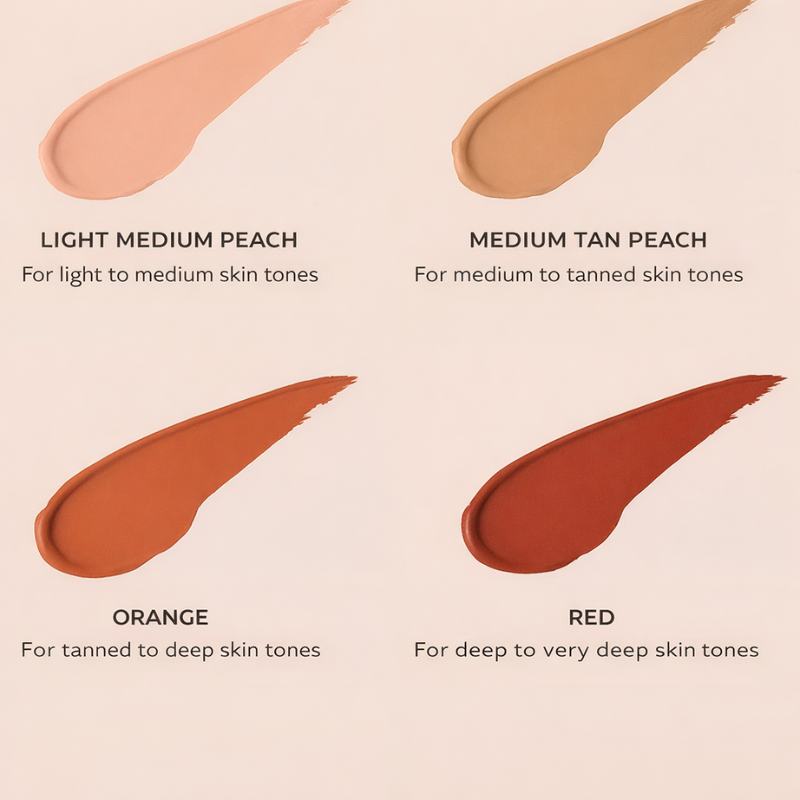 Maravelle – Color Correcting Concealer | Hydrating Undereye & Redness Corrector + Free Brush