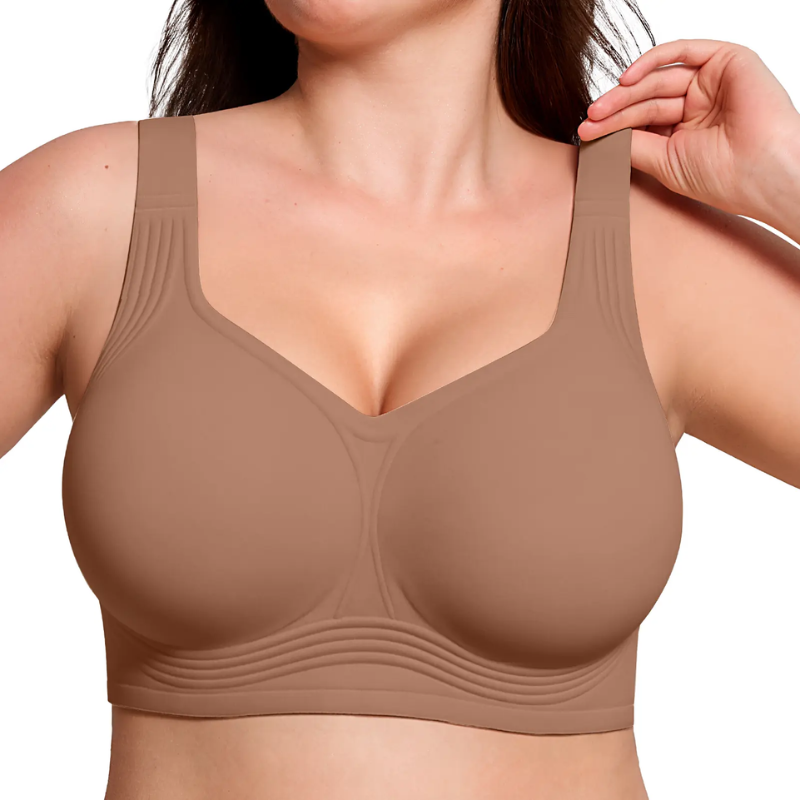 Seamless Jelly Support Bra | Wireless Lift & All-Day Comfort Bra