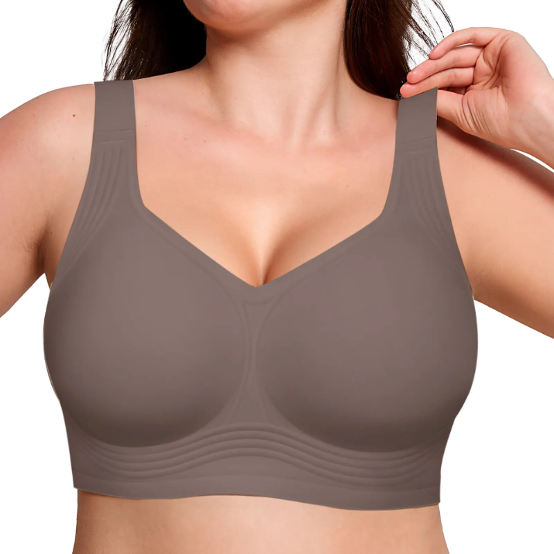 Seamless Jelly Support Bra | Wireless Lift & All-Day Comfort Bra