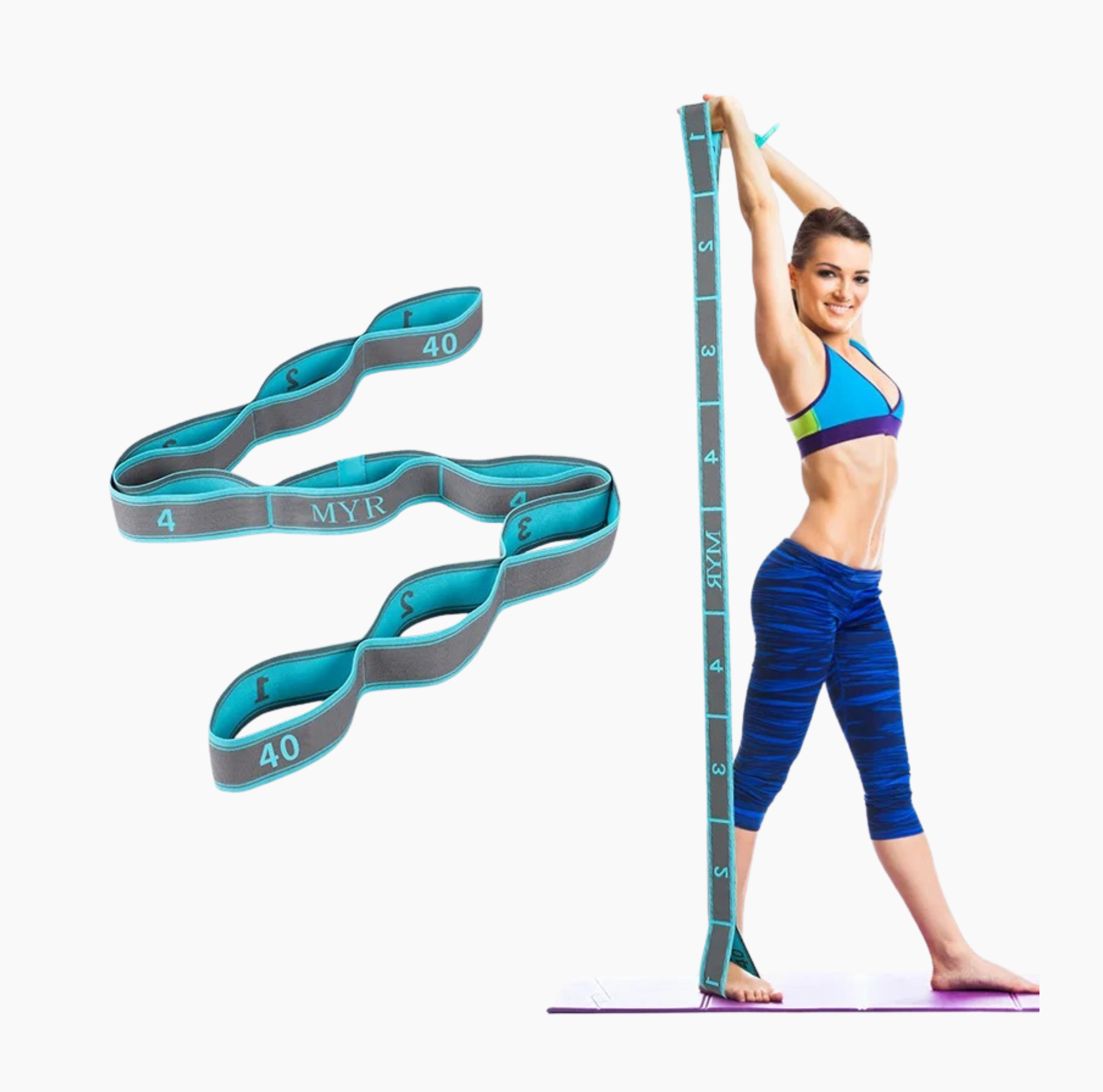 Flexibility Stretch Band | Full-Body Yoga & Pilates Training Aid
