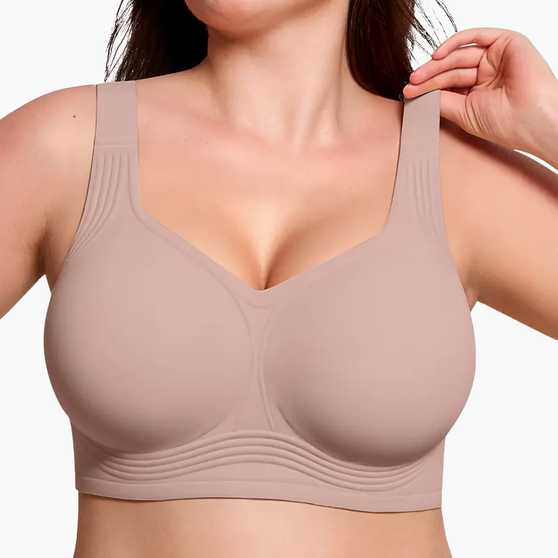Seamless Jelly Support Bra | Wireless Lift & All-Day Comfort Bra